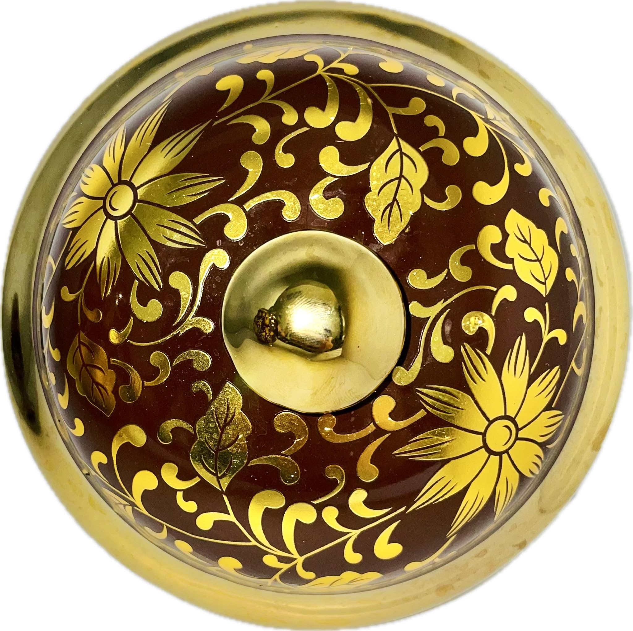 Sopera estampada con flores doradas para Oya